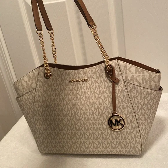 Brand New Michael Kors Chain Shoulder Tote Bag… - Picture 3 of 7